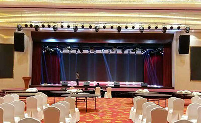 上海富悦酒店宴会厅音响系统工程